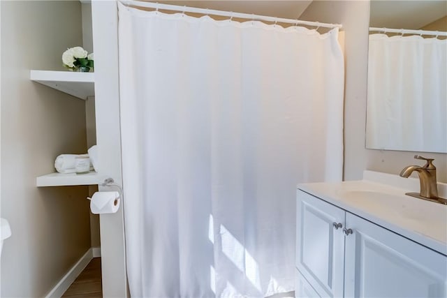 331 E Commercial St, East Rochester, NY 14445 - full bathroom featuring vanity and a shower with shower curtain