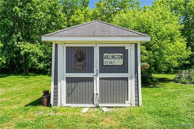3121 Maple Rd, Wilson, NY 14108 - view of shed featuring view of scattered trees