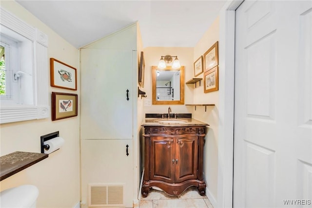 3121 Maple Rd, Wilson, NY 14108 - bathroom with vanity and tile patterned flooring