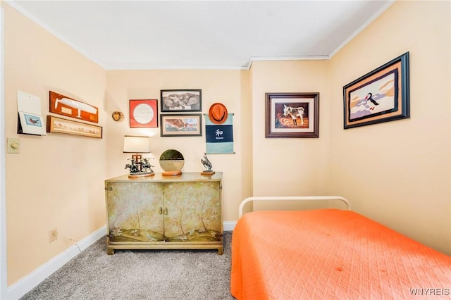 3121 Maple Rd, Wilson, NY 14108 - bedroom with crown molding and carpet