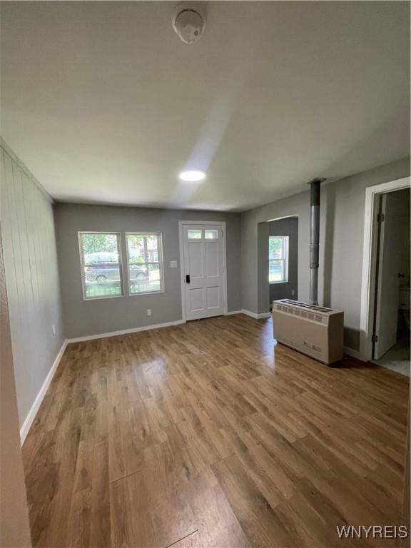 43 Union St, Collins, NY 14070 - unfurnished living room with wood finished floors