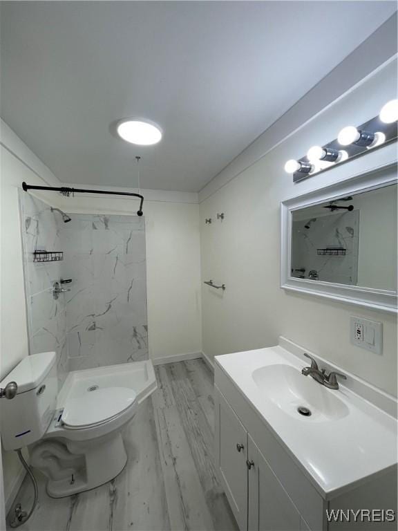 43 Union St, Collins, NY 14070 - full bathroom featuring a marble finish shower and vanity