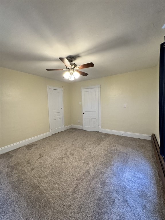 519 N Elk Ave, Kane Boro, PA 16735 - empty room featuring ceiling fan and carpet
