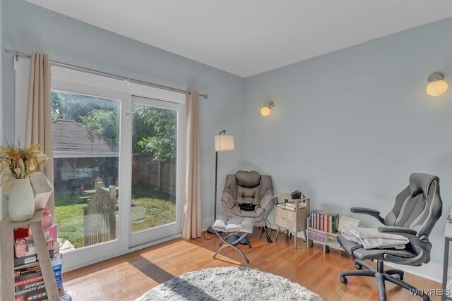 592 Parkside Ave, Buffalo, NY 14216 - sitting room featuring wood finished floors