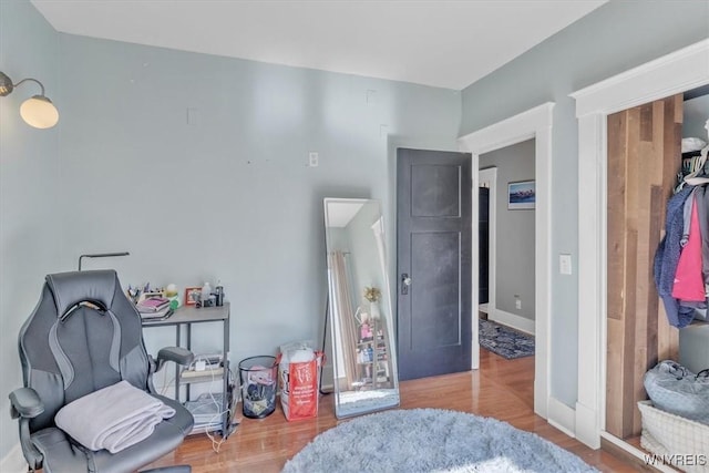 592 Parkside Ave, Buffalo, NY 14216 - bedroom featuring wood finished floors and baseboards
