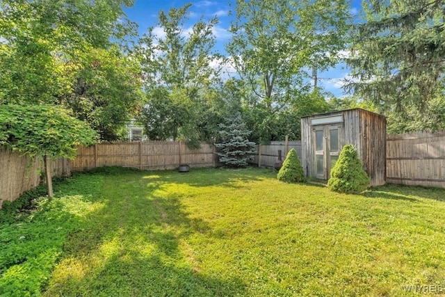 592 Parkside Ave, Buffalo, NY 14216 - fenced backyard with a shed