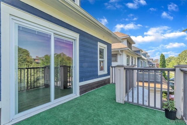 592 Parkside Ave, Buffalo, NY 14216 - view of wooden balcony featuring a deck