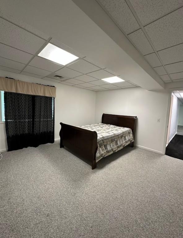 80 Endicar Dr, Irondequoit, NY 14622 - carpeted bedroom with a paneled ceiling