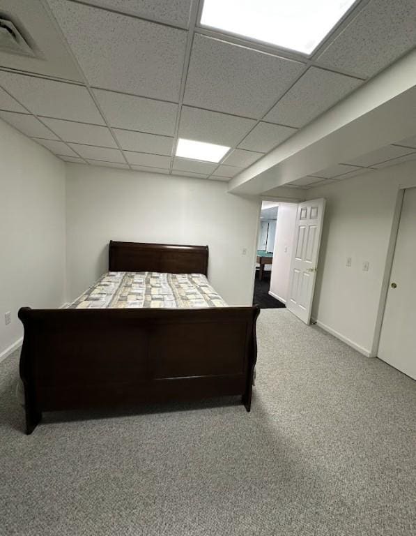 80 Endicar Dr, Irondequoit, NY 14622 - carpeted bedroom with a paneled ceiling