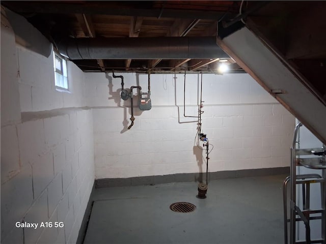 584 Falstaff Rd, Irondequoit, NY 14609 - basement with concrete block wall