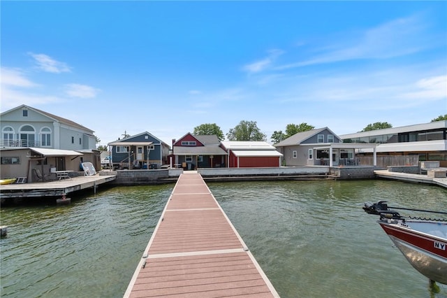 8545 Greig St, Sodus, NY 14555 - dock with a residential view and a water view