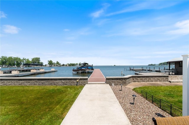8545 Greig St, Sodus, NY 14555 - dock area featuring a water view
