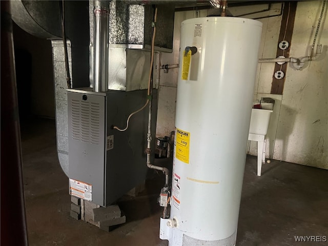 3980 Ridgelea Dr, Newfane, NY 14094 - utilities with water heater