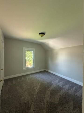 41 Garnet St, Rochester, NY 14609 - bonus room featuring dark carpet and lofted ceiling