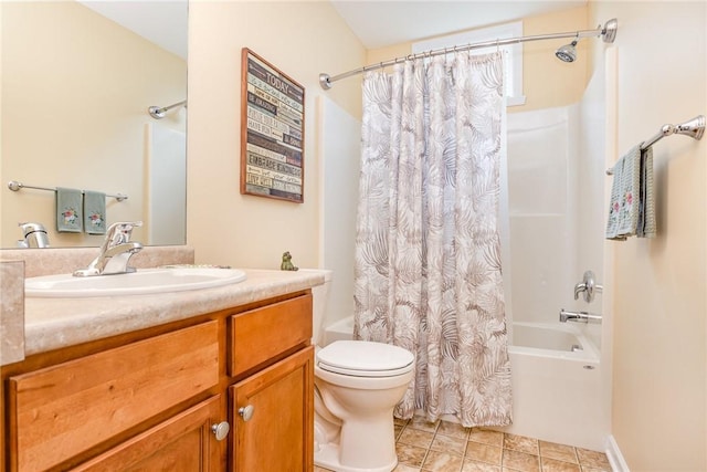 3919 N Park Way, Walworth, NY 14568 - bathroom with shower / bathtub combination with curtain and vanity