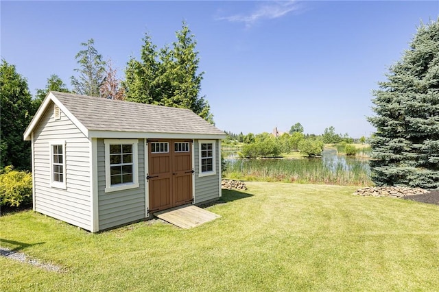 4 Crowne Pointe Dr, Penfield, NY 14526 - view of shed with a water view