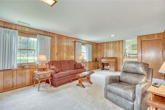 53 Eileen Dr, Greece, NY 14616 - carpeted living area featuring wooden walls
