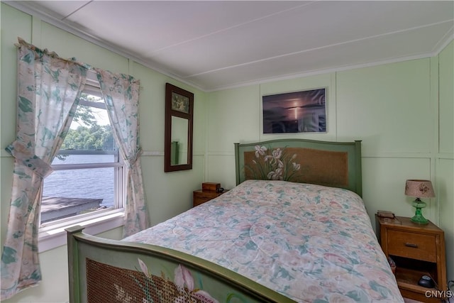 44420 Butterfield, Alexandria, NY 13607 - bedroom with a decorative wall and ornamental molding