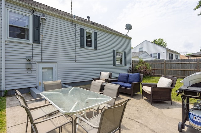 196 Saint Johns Dr, Greece, NY 14626 - view of patio / terrace with outdoor lounge area and outdoor dining space