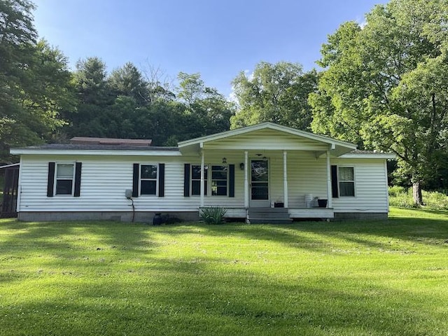 22869AND22871 State Highway 23, Harpersfield, NY 13786 - view of front of property with covered porch and a front yard