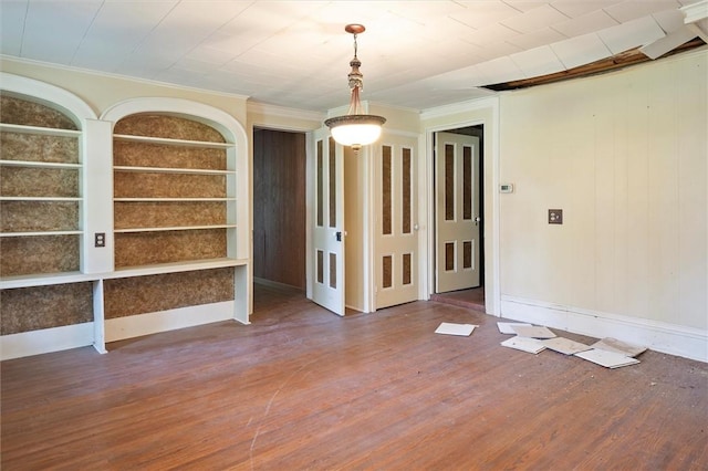 2429 English Rd, Greece, NY 14616 - unfurnished room with wood finished floors and ornamental molding