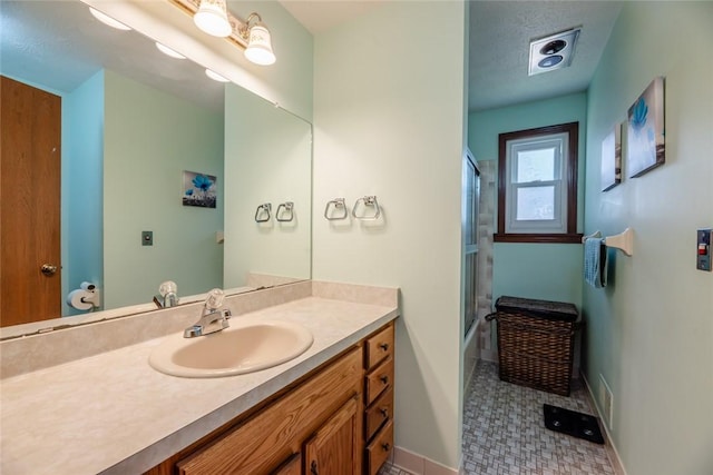 112 Pin Oak Ln, Irondequoit, NY 14622 - bathroom featuring vanity and enclosed tub / shower combo