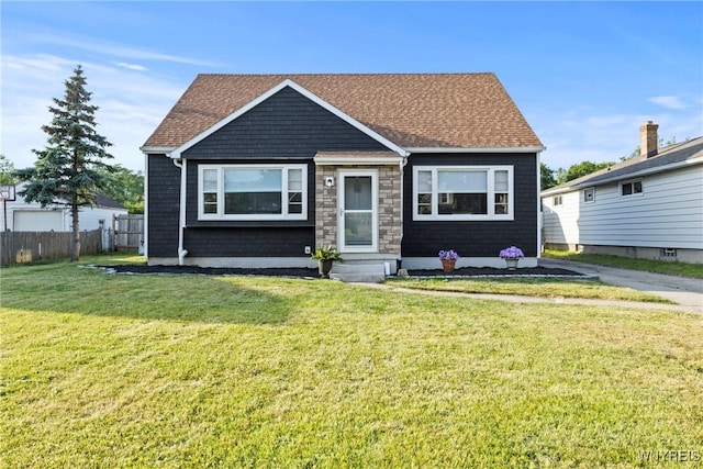 47 Waverly Ave, Tonawanda, NY 14217 - bungalow with a shingled roof and entry steps