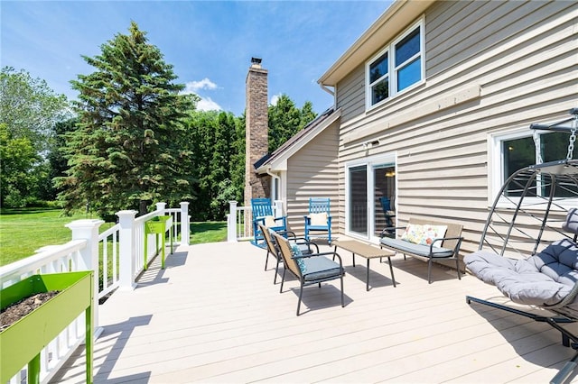 346 Willowood Dr, Greece, NY 14612 - view of wooden terrace