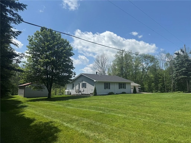 504 Whites Hill Rd, Guilford, NY 13780 - back of house with a lawn