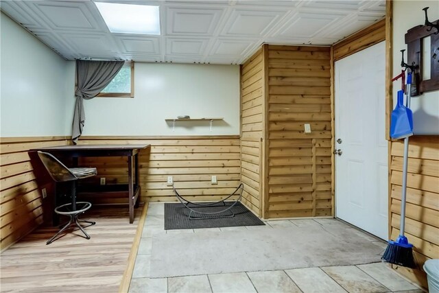 1622 Magog Rd, Macedon, NY 14502 - office space featuring wood walls and a wainscoted wall