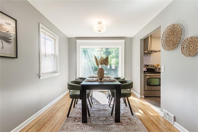 125 Amsterdam Rd, Rochester, NY 14610 - dining space with light wood-style flooring and healthy amount of natural light