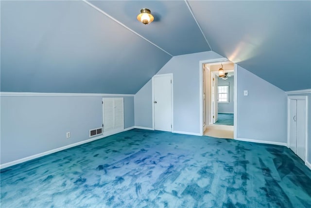 36 Oakmount Dr, Irondequoit, NY 14617 - additional living space featuring vaulted ceiling and carpet flooring