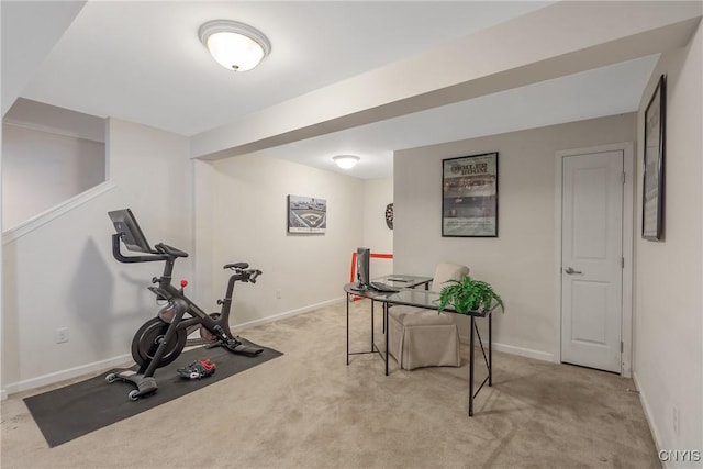 117 Shaker Hts, Camillus, NY 13031 - exercise area with carpet and baseboards