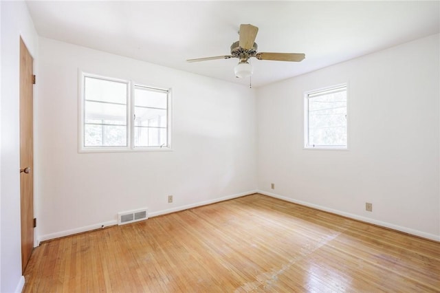 500 Pine Grove Ave, Irondequoit, NY 14617 - empty room featuring light wood-type flooring and a ceiling fan