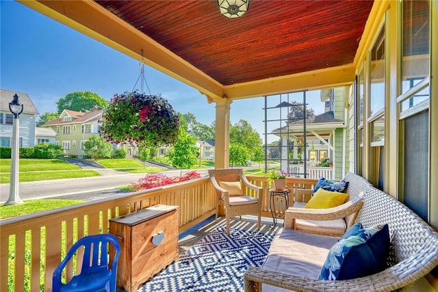 103 Culver Pkwy, Irondequoit, NY 14609 - sunroom / solarium featuring a residential view