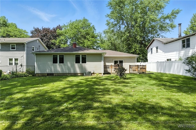 53 Christine Dr, Amherst, NY 14228 - rear view of property with a chimney