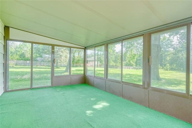 238 Fisher Rd, Chili, NY 14624 - unfurnished sunroom featuring plenty of natural light and lofted ceiling