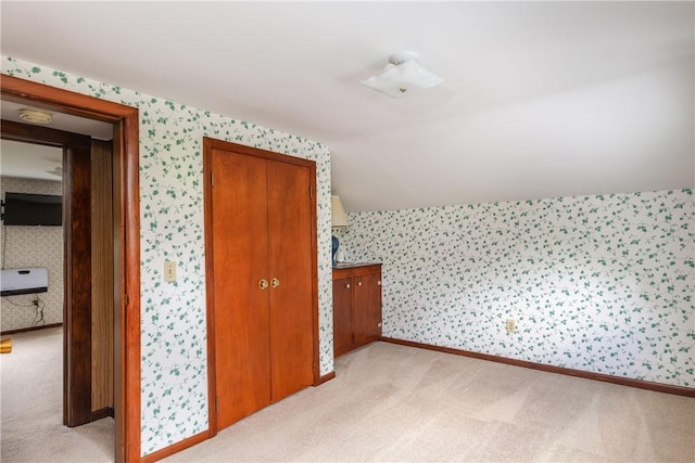 514 Maple St, Big Flats, NY 14814 - additional living space featuring wallpapered walls and light carpet