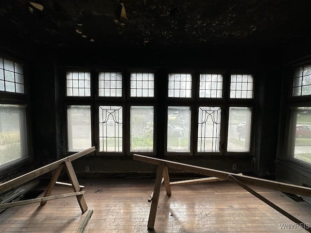 192 Bidwell Pkwy, Buffalo, NY 14222 - unfurnished sunroom featuring french doors