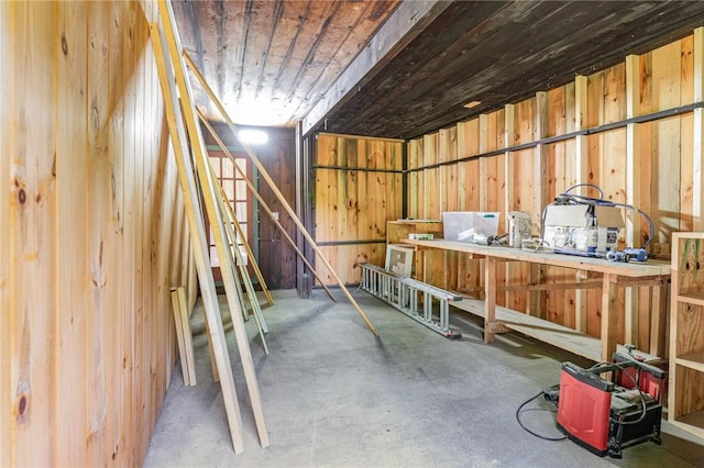 2465 Turk Hill Rd, Perinton, NY 14564 - miscellaneous room featuring concrete floors