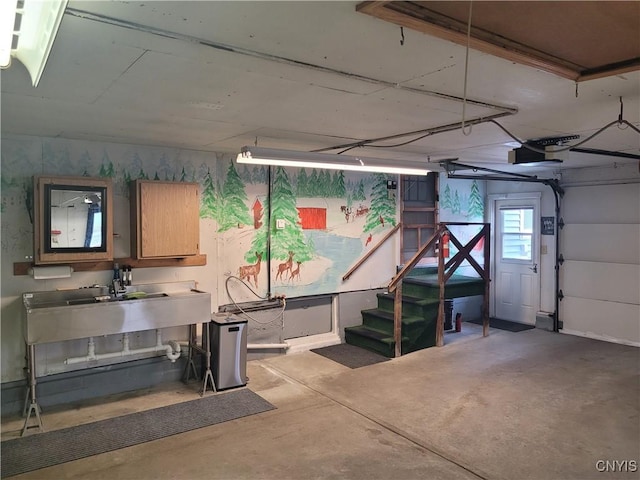 15 Beaver St, Manheim, NY 13329 - garage featuring a garage door opener