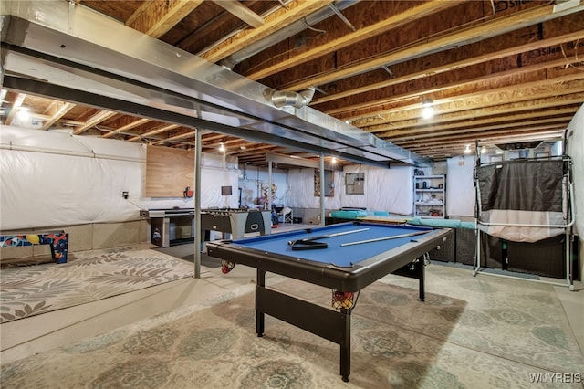 3866 Stone Ridge Rd, Wheatfield, NY 14120 - playroom featuring billiards and electric panel