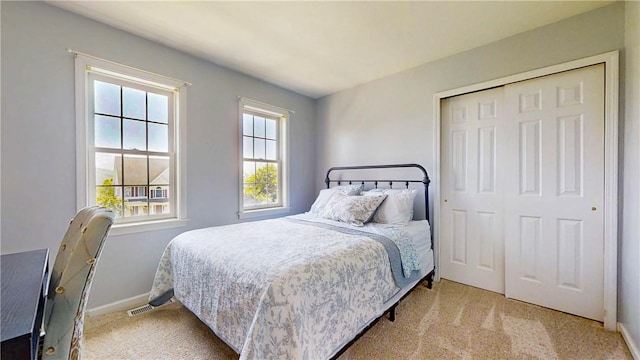 3409 Fieldstone Ln, Erwin, NY 14870 - bedroom featuring light colored carpet and a closet