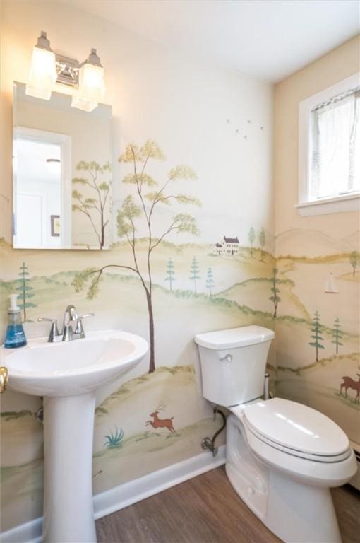 11 Keystone Ct, Sweden, NY 14420 - bathroom with toilet and wood finished floors