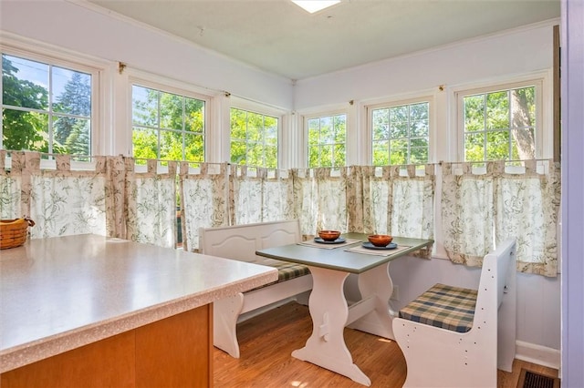 1463 Lehigh Station Rd, Henrietta, NY 14467 - sunroom featuring plenty of natural light and wood finished floors