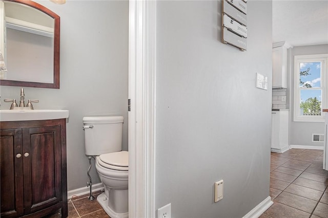 3487 Scenic Way, Walworth, NY 14502 - half bathroom featuring tile patterned flooring and vanity