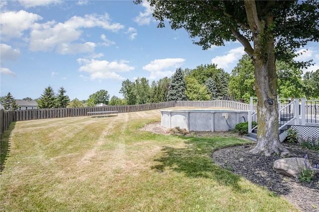 3487 Scenic Way, Walworth, NY 14502 - fenced backyard featuring a wooden deck