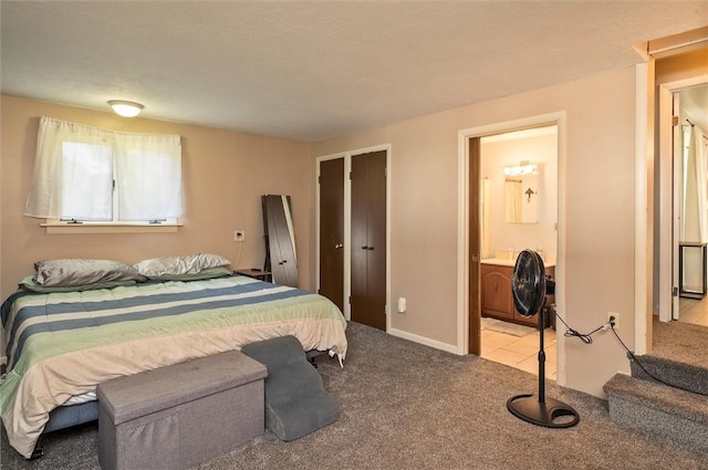 363 Kartes Dr, Greece, NY 14616 - bedroom featuring carpet, a closet, and ensuite bathroom