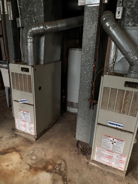 146 Delamaine Dr, Rochester, NY 14621 - utility room featuring water heater and heating unit