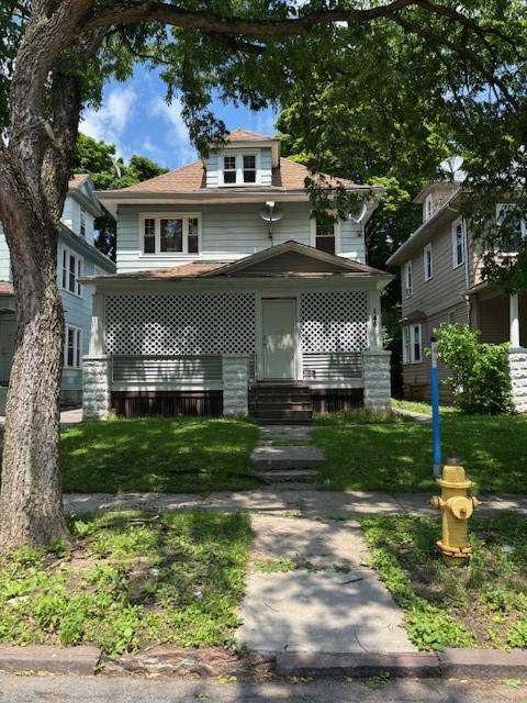 146 Delamaine Dr, Rochester, NY 14621 - american foursquare style home with a shingled roof
